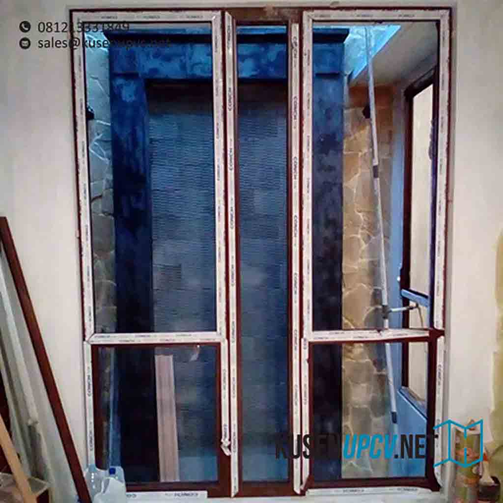  Jual Jendela Upvc  Warna Coklat Di Cipete Pabrik UPVC 