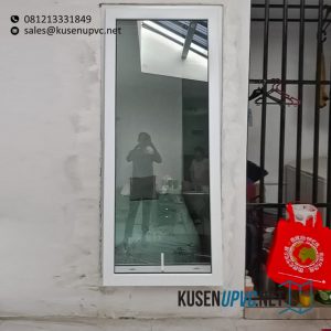 Jendela UPVC Murah Jungkit Putih Panda Raya Pladen Pondok Ranji Ciputat Timur ID5593