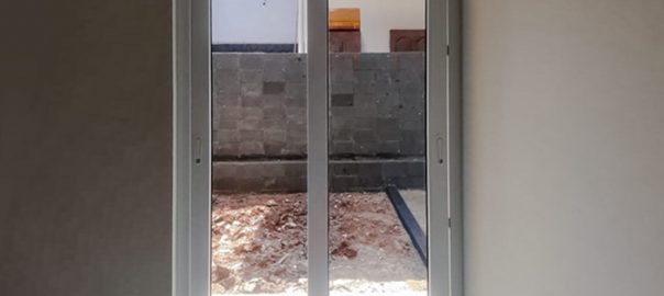 Pintu UPVC Sliding Putih Komplek Pertamina Pondok Ranji Ciputat Timur Tangerang ID6662